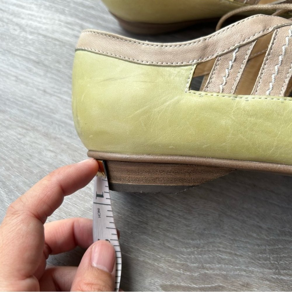 Fidji Lace Up Mary Jane Leather Flats Made in Portugal - Picture 16 of 16